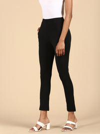 Women's Needle Pants Black - De Moza