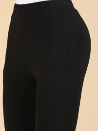 Women's Needle Pants Black - De Moza