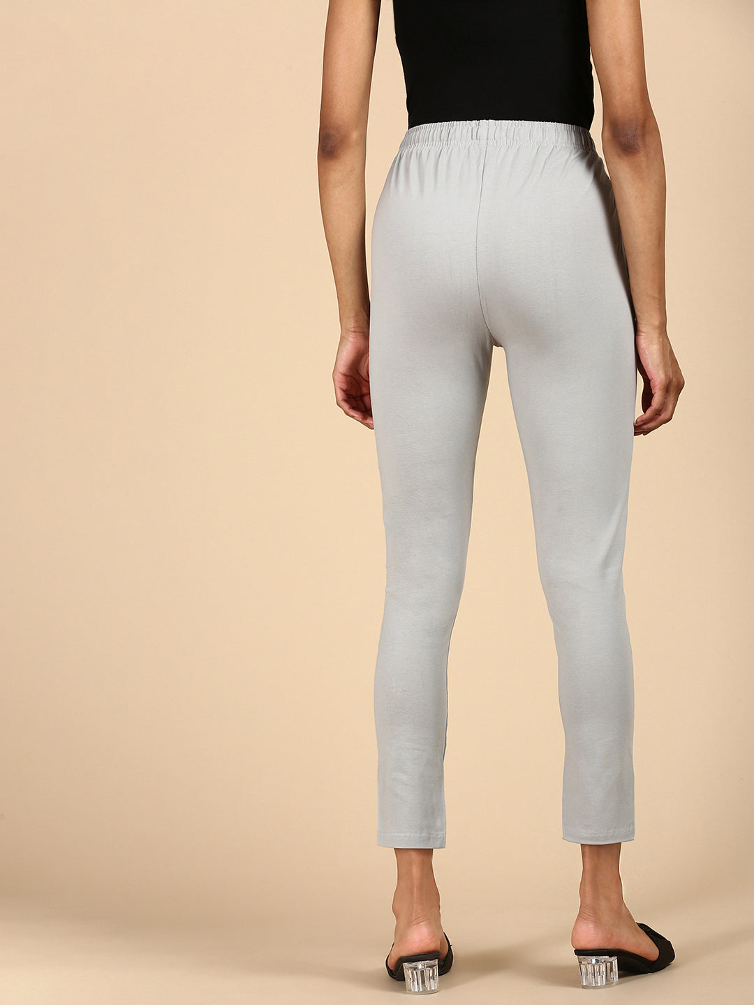 Women's Needle Pants Light Grey - De Moza