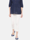 De Moza - Women's 3/4th Leggings White - De Moza