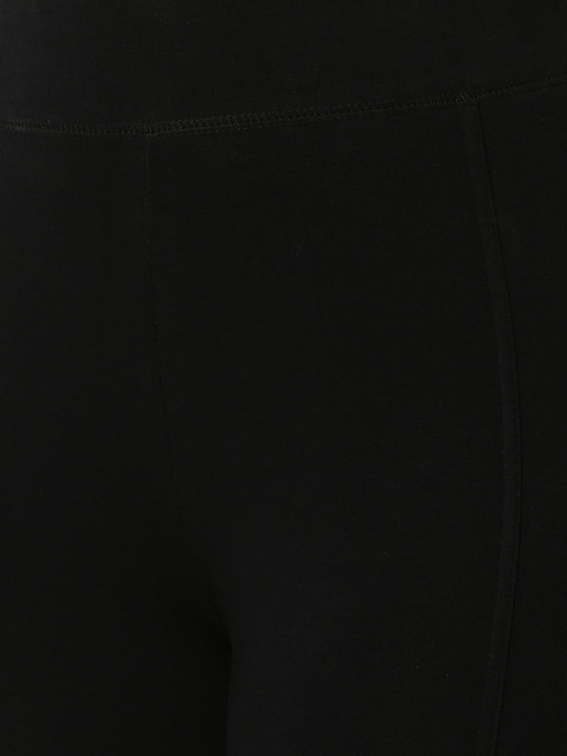De Moza - Ladies Active Wear Mesh Leggings Black - De Moza