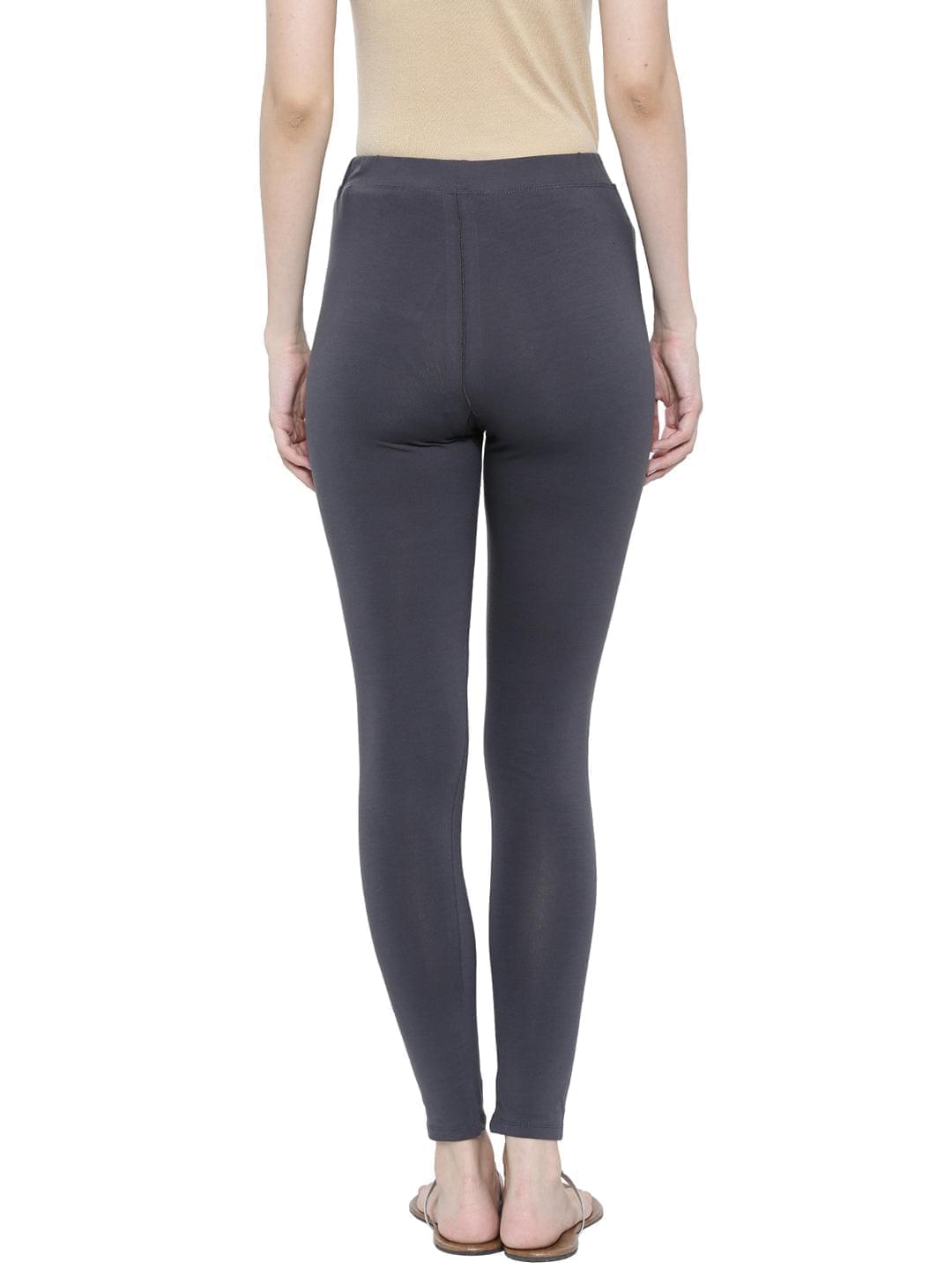 De Moza -Ladies Yoga Leggings Dark Grey - De Moza