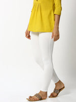 De Moza - Ladies Ankle Length Leggings Offwhite - De Moza