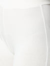 De Moza - Ladies Ankle Length Leggings Offwhite - De Moza