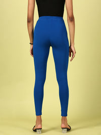 Ankle Length Leggings Viscose-Cobalt - De Moza