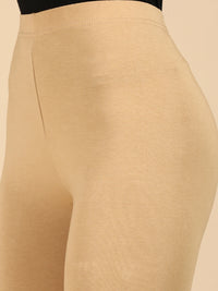 De Moza Women Churidar Leggings Solid Cotton Skin - De Moza