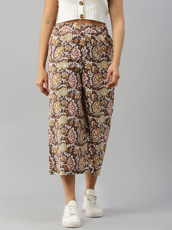 Culottes All Over Print-Grape - De Moza
