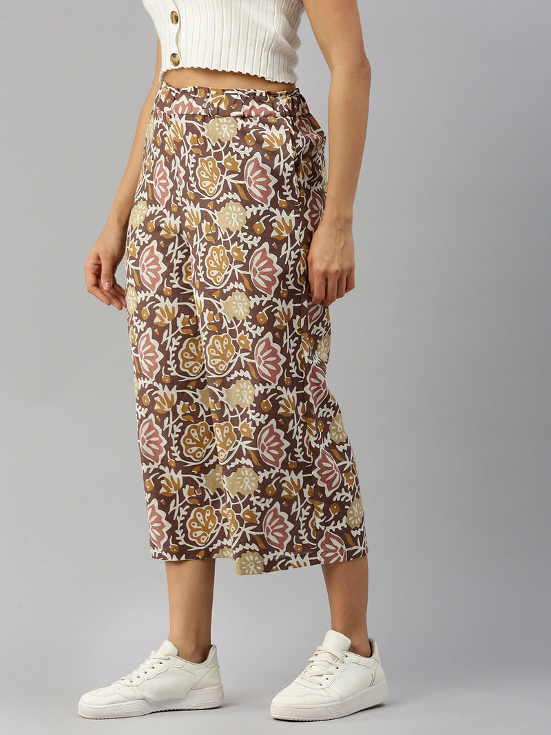 Culottes All Over Print-Grape - De Moza