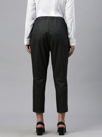 De Moza Women Formal Pant Black