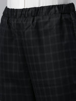 De Moza Women Formal Pant Dark Navy Blue