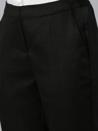 De Moza Women Formal Pant Black - De Moza