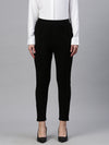 De Moza Women Tregging Solid Black
