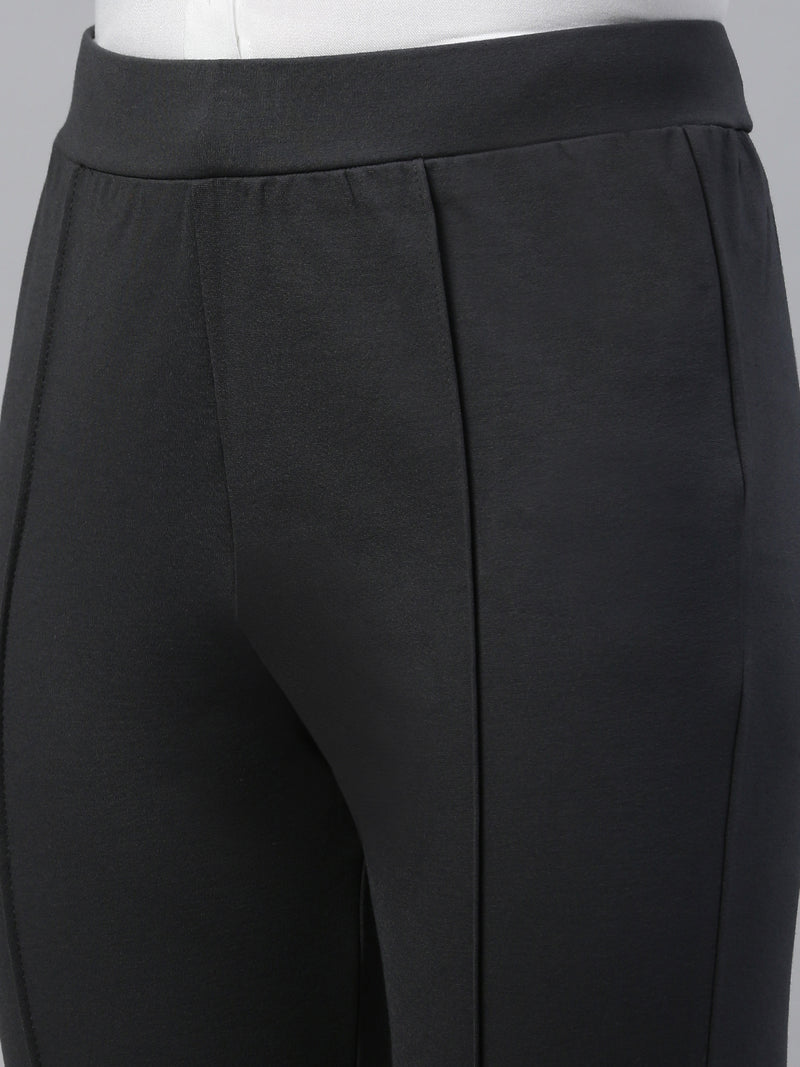 De Moza Women Treggings Solid Grey - De Moza