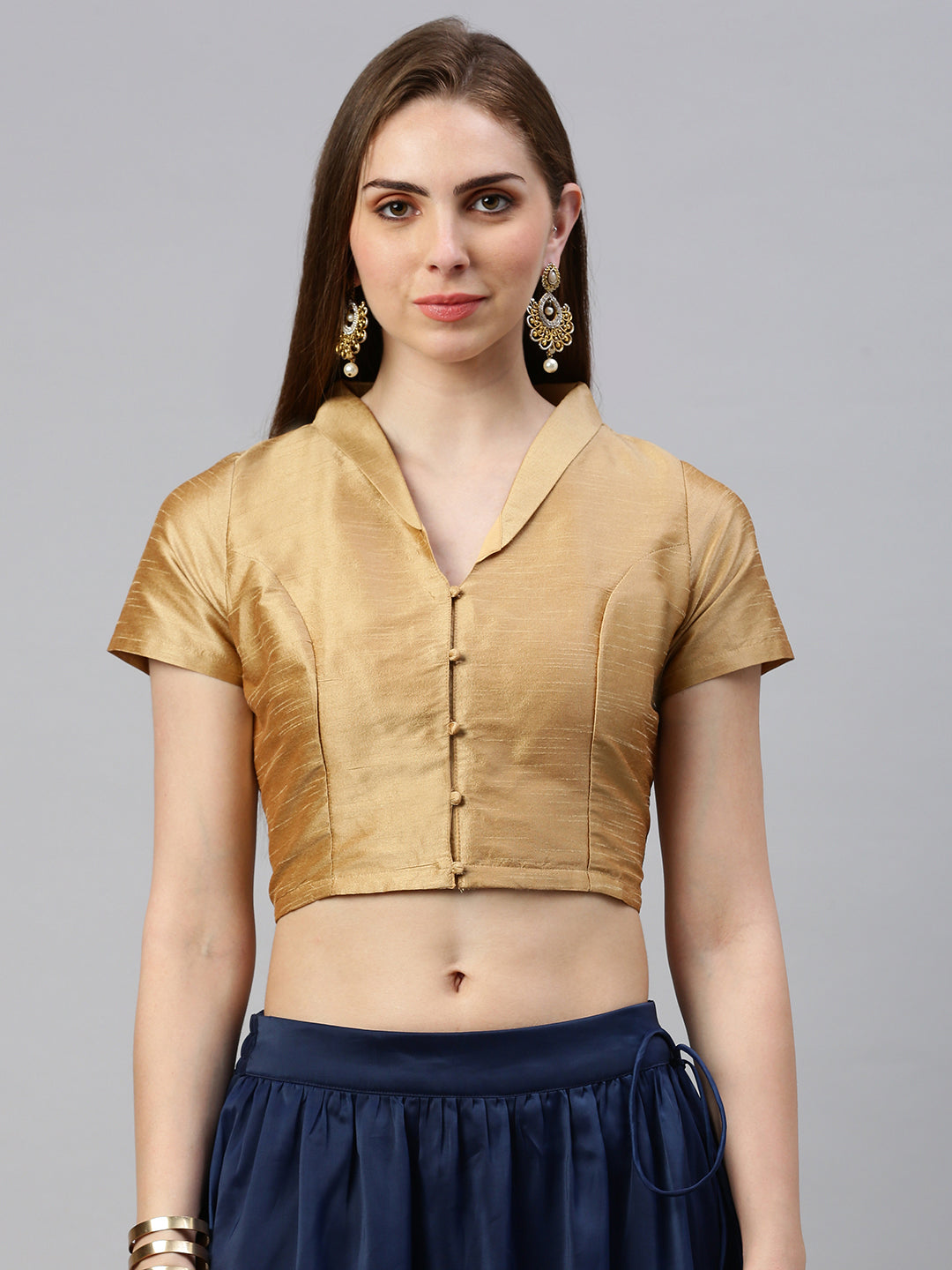 De Moza Women's Blouse Gold