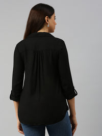 De Moza Women Shirt Black - De Moza