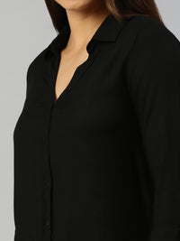 De Moza Women Shirt Black - De Moza