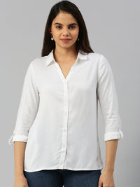 De Moza Women Shirt White