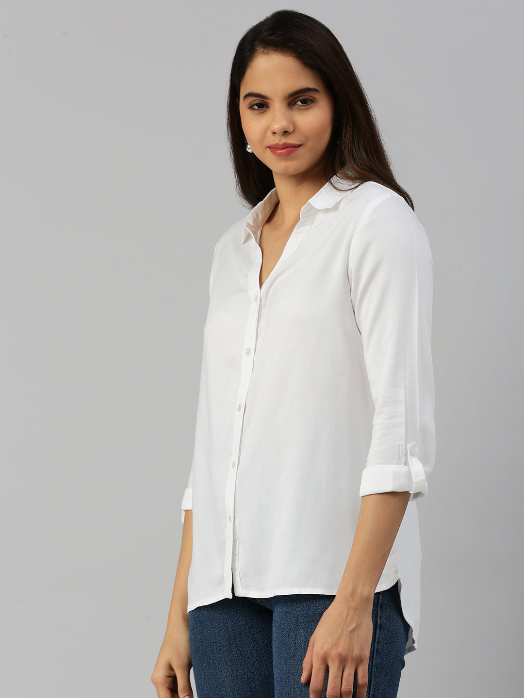 De Moza Women Shirt White