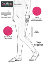 De Moza -Ladies Yoga Leggings Dark Grey - De Moza