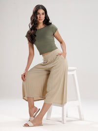 Culottes-Golden Beige - De Moza