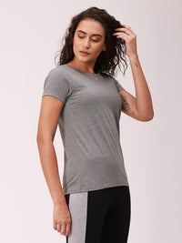 De Moza Ladies Active Wear Top Anthra Melange