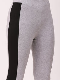 De Moza Ladies Active Wear Leggings Grey Melange