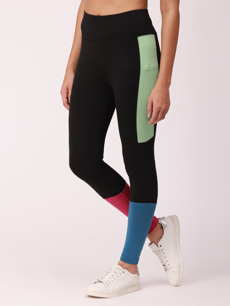 De Moza Ladies Active Wear Leggings Black