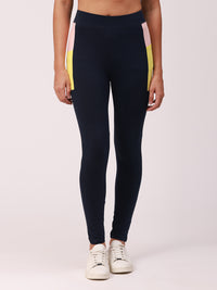 De Moza Ladies Active Wear Leggings Navy Blue