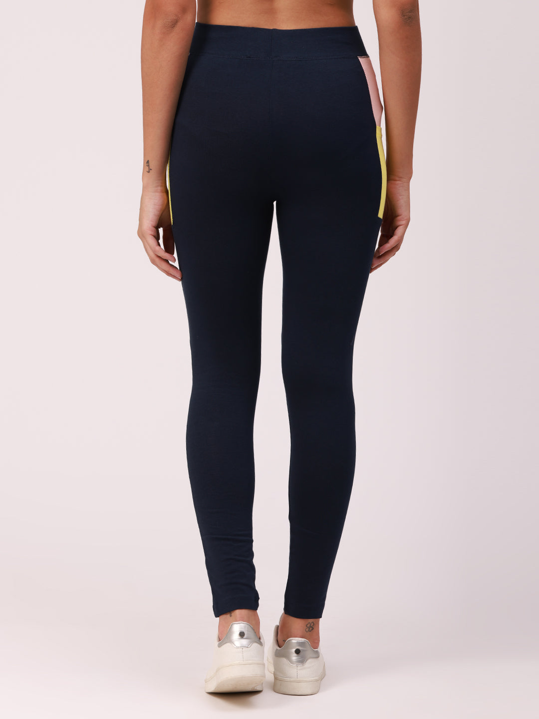 De Moza Ladies Active Wear Leggings Navy Blue