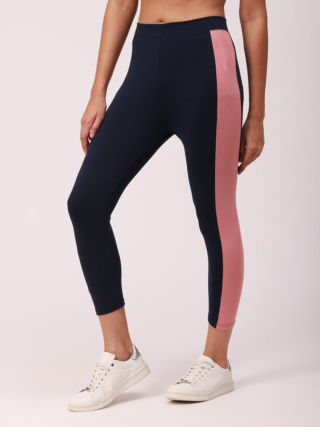 De Moza Ladies Active Wear Leggings Navy Blue