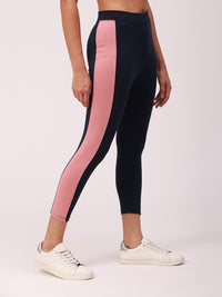 De Moza Ladies Active Wear Leggings Navy Blue