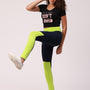 De Moza Ladies Active Wear Leggings Navy Blue