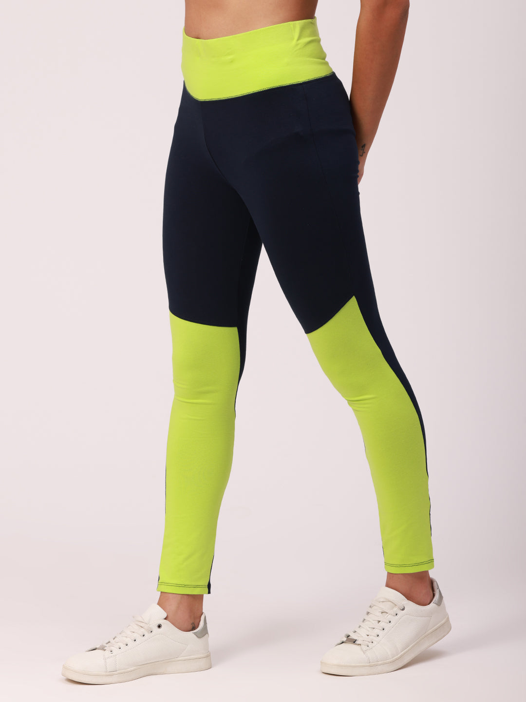 De Moza Ladies Active Wear Leggings Navy Blue