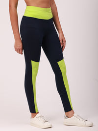 De Moza Ladies Active Wear Leggings Navy Blue