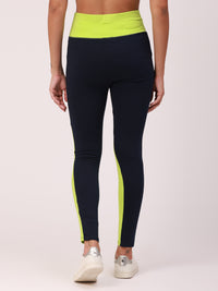 De Moza Ladies Active Wear Leggings Navy Blue