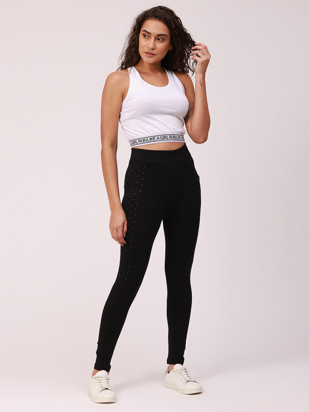 De Moza Ladies Active Wear Leggings Black