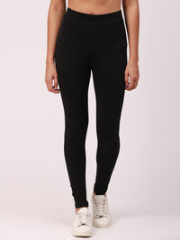 De Moza Ladies Active Wear Leggings Black