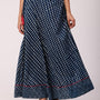 De Moza Women's Printed Skirt Indigo