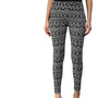 De Moza Women’s Printed Ankle Leggings Black