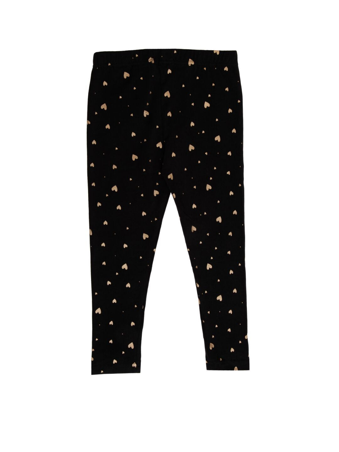 Kids - Girls Printed Leggings Black - De Moza (2006622240831)