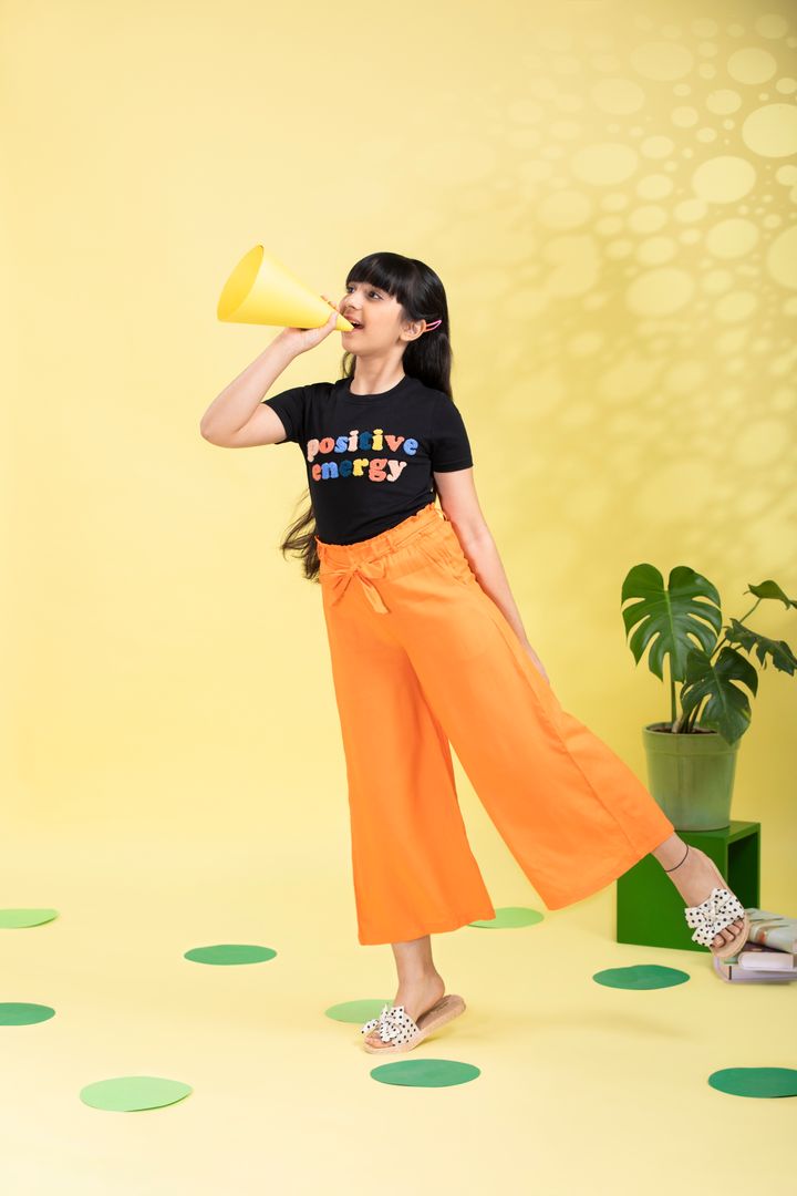 Kids - Girls Palazzo Orange