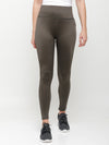 De Moza Ladies Active Wear Leggings Olive Green