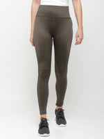 De Moza Ladies Active Wear Leggings Olive Green