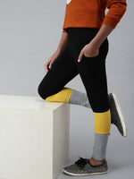 Kids – Girls Printed Ankle Leggings Black