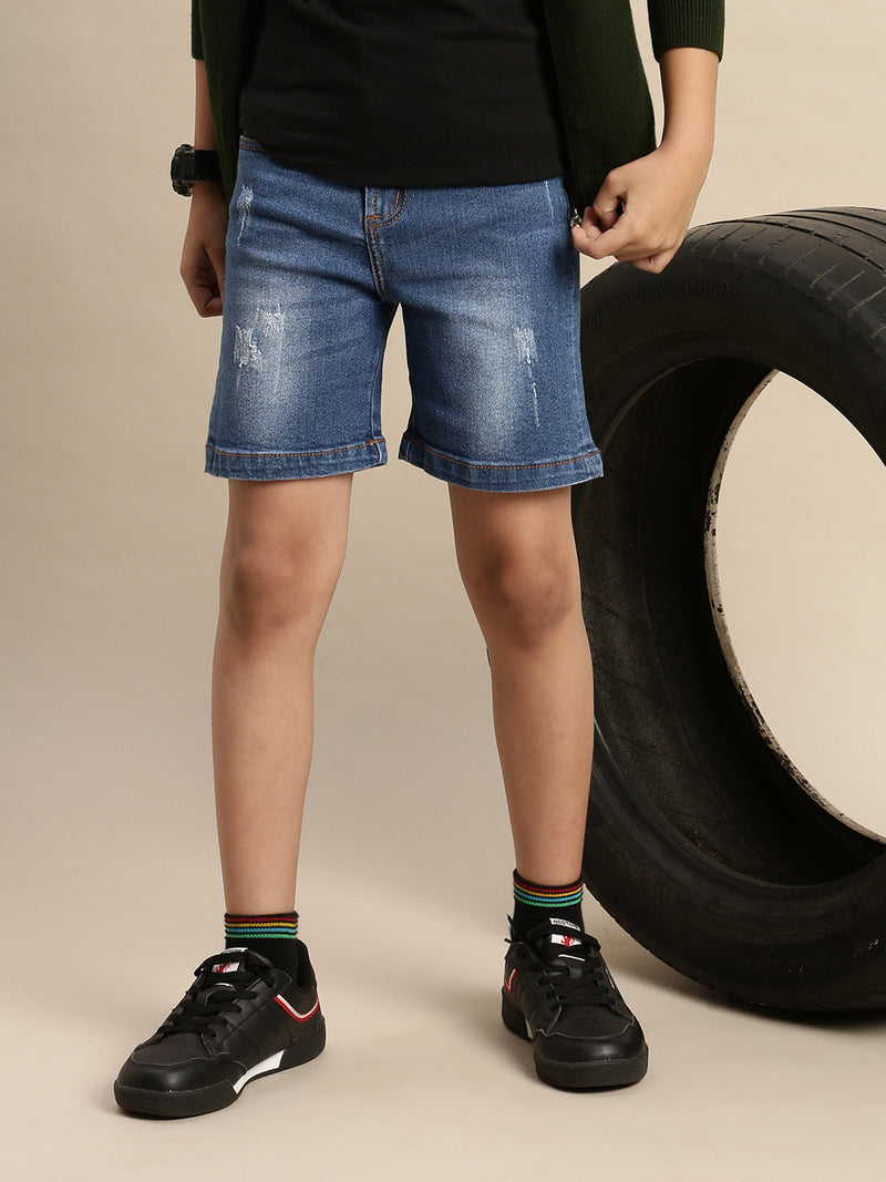 Kids - Boys Denim Shorts Dark Blue