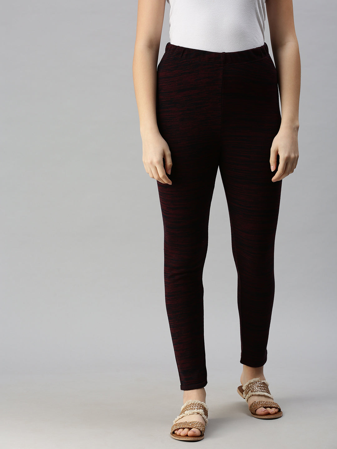 De Moza Women’s Winter Leggings Maroon