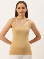 De Moza Ladies Spaghetti Top Skin