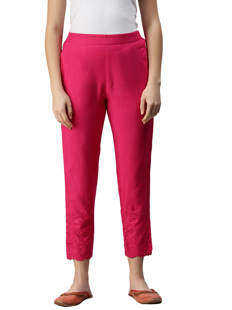 De Moza Women’s Palazzo Fuchsia