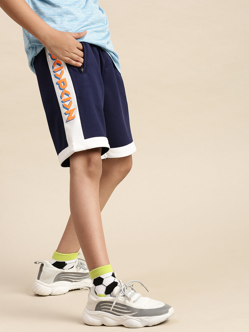 Kids – Boys Active wear Shorts  Dark Navy Blue - De Moza