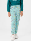 Kids - Girls Printed Jogger Wasabi